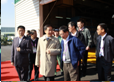 Mayor Han Zheng Inspected Expo Electric Bus Station