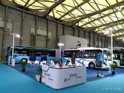 Sunwin Took Three Electric Buses to Attend 2017 Shanghai International Bus Exhibition 