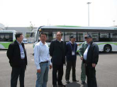 SAIC Cadres Inspected New Energy Bus Operation On The First Day Of Expo