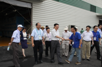 Visited Sunwin Employees in Expo Park in High Temperature 