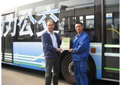 Mr. Li Jun Got Volvo Hybrid Bus Special Technician Certificate 