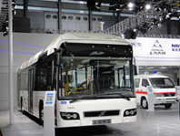 Sunwin Took Volvo7700 Hybrid Bus to Participate into Shanghai International Automobile Exhibition