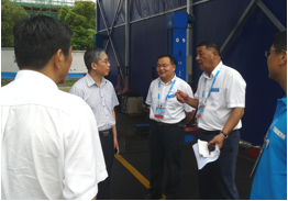 上汽集团俞副总裁视察申沃青奥会运营保障团队